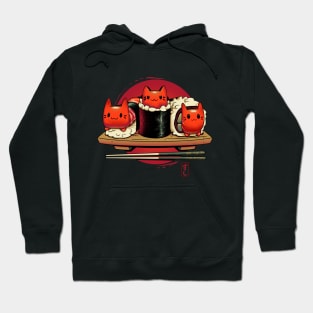 Meowshis - Cute Sushi Cats Hoodie